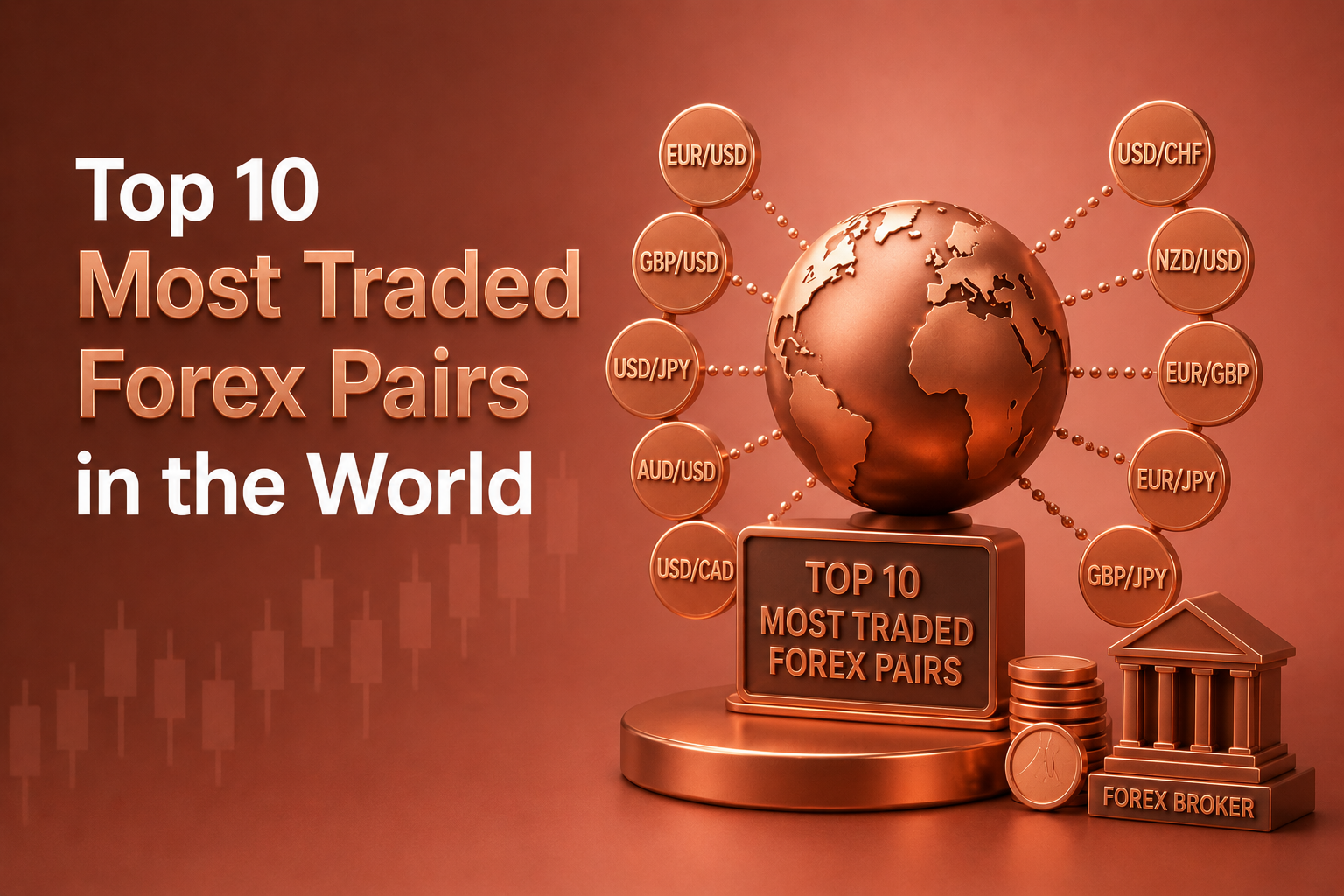 Top 10 Most Traded Forex Pairs in the World