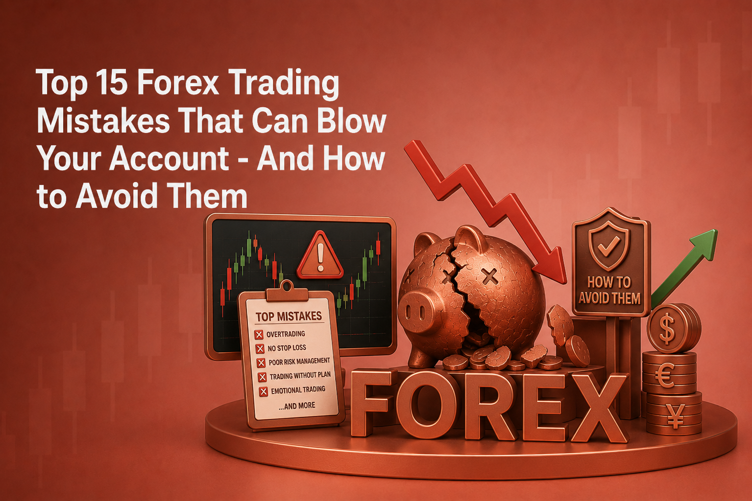 Top 15 Forex Trading Mistakes That Can Blow Your Account - And How to Avoid Them